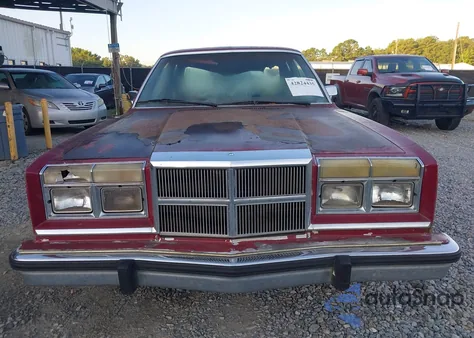 1986 Dodge Diplomat Se из США, поврежденный, VIN 1B3BG56P0GX588930